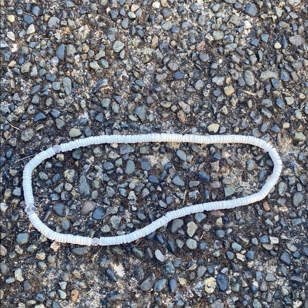 White Beaded Necklace